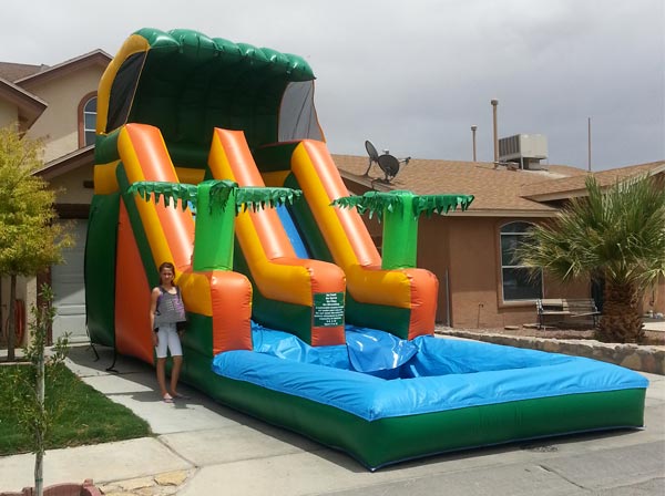 Big Blue Water Slide